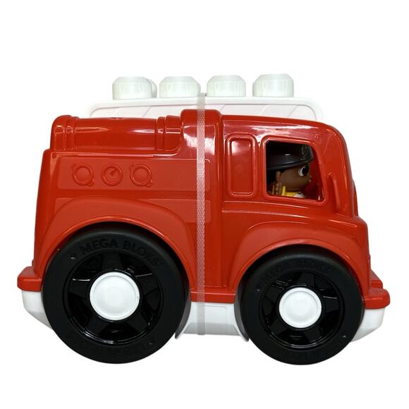 Mega Bloks Fisher Price Toddler Building Blocks Freddy Fire Truck Block Buddies - Picture 3 of 7